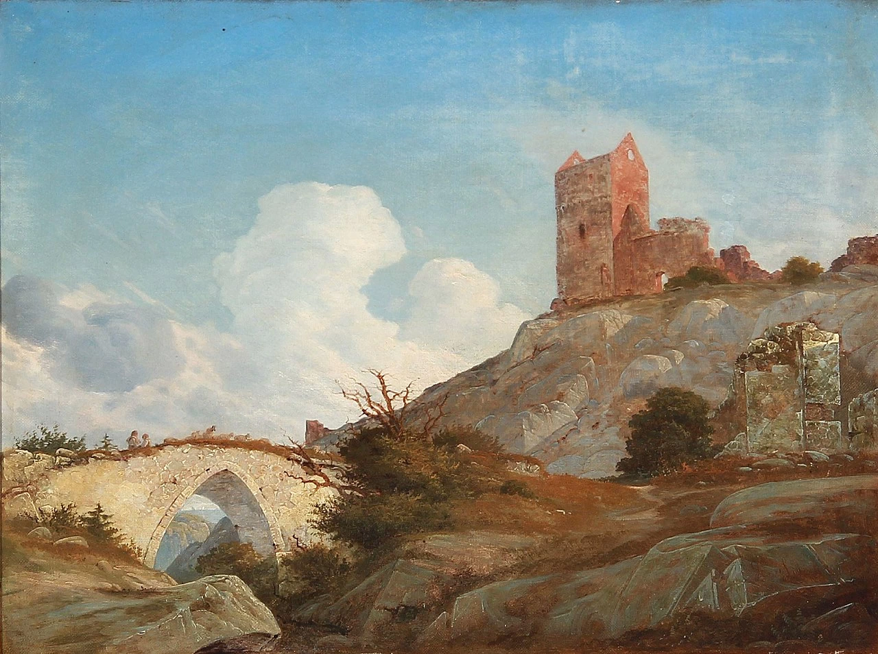 Hammershus, 1848